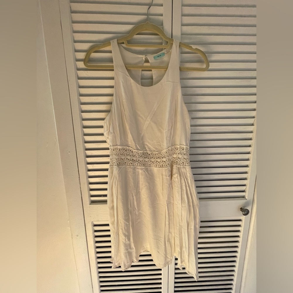 Lacy linen sundress